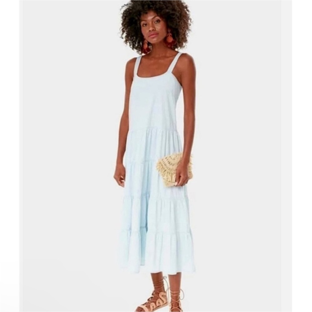 Tuckernuck Pommander Place Chambray Lola Dress Large